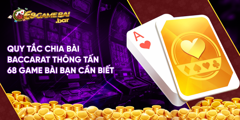 Quy tắc chia bài baccarat thông tấn 68 game bài bạn cần biết