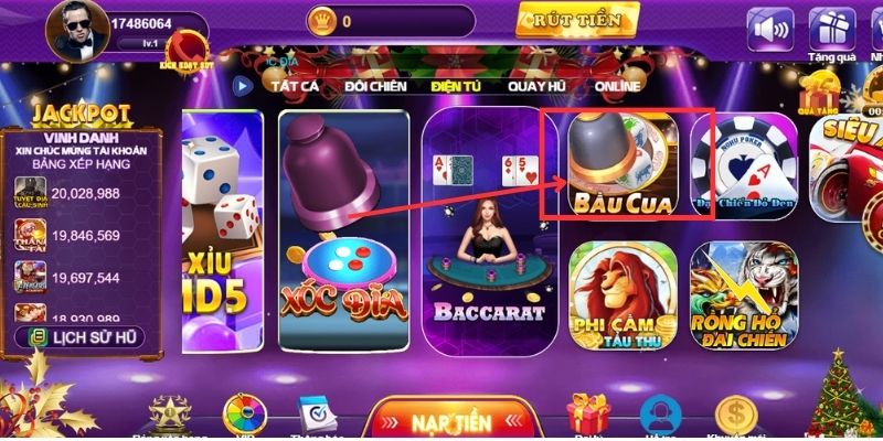 Bầu cua đổi thưởng tại 68 game với luật chơi đơn giản