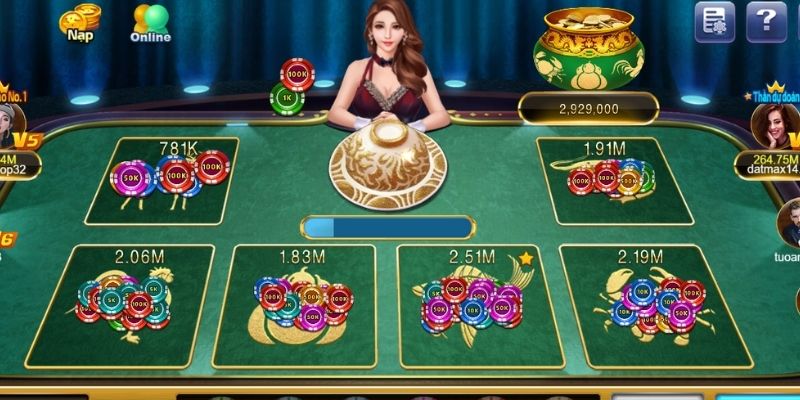 Hướng dẫn cách chơi bầu cua đổi thưởng tại 68 game bài